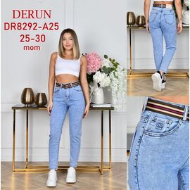 Фотография Джинсы женские 8292-A25 l.blue р.25-30 "Hoan" недорого оптом от прямого поставщика