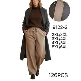Фотография Штаны спортивные женские 9122-2 mix р.2XL-6XL "Hoan" недорого оптом от прямого поставщика