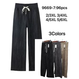 Фотография Штаны женские 9669-7 mix р.2XL-6XL "Hoan" недорого оптом от прямого поставщика
