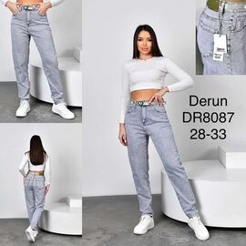 Фотография Джинсы женские DR8087 grey р.28-33 "Hoan" недорого оптом от прямого поставщика