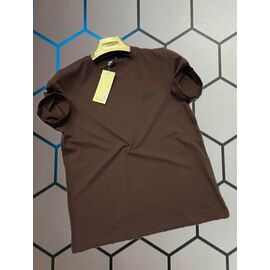 Фотография Футболка мужская 13318 brown р.S-2XL "Alex Clothes" недорого оптом от прямого поставщика