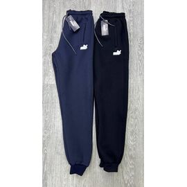 Фотография Штаны спортивные мужские утеплённые MW41-1016-1 black р.M-3XL "MirWear" недорого оптом от прямого поставщика