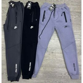 Фотография Штаны спортивные мужские утеплённые MW83-1032-3 d.grey р.M-3XL "MirWear" недорого оптом от прямого поставщика