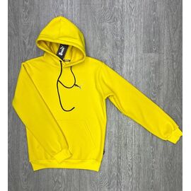 Фотография Худи мужской MW114-113 yellow р.M-3XL "MirWear" недорого оптом от прямого поставщика