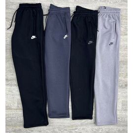 Фотография Штаны спортивные мужские утеплённые MW131-117-5 black-grey р.3XL-7XL "MirWear" недорого оптом от прямого поставщика