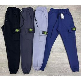 Фотография Штаны спортивные мужские утеплённые MW138-120 l.grey р.M-3XL "MirWear" недорого оптом от прямого поставщика