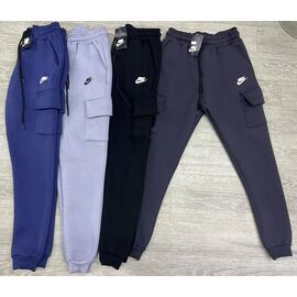 Фотография Штаны спортивные мужские утеплённые MW139-120-1 black р.M-3XL "MirWear" недорого оптом от прямого поставщика