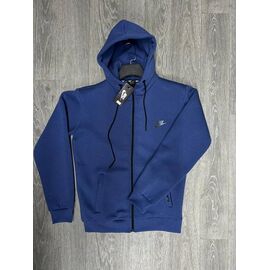 Фотография Кофта спортивная мужская MW152-123 blue р.3XL-7XL "MirWear" недорого оптом от прямого поставщика