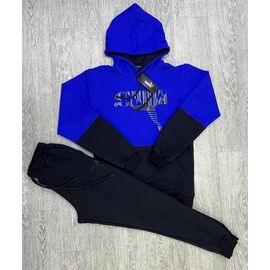 Фотография Костюм спортивный мужской MW231-254-1 blue р.M-3XL "MirWear" недорого оптом от прямого поставщика