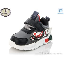 Фотография Кроссовки детские модные Весна/осень WM454-3 LED (8 пар р.23-28) "PALIAMENT" недорого оптом от прямого поставщика