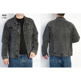 Фотография Куртка мужская джинсовая размеры L-5XL "R-RLX" недорого от прямого поставщика