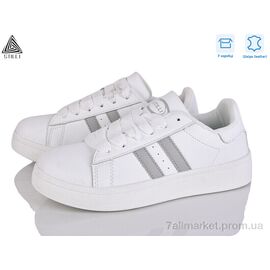 Фотография Кроссовки женские модные Весна/осень JH100--17 шкіра (8 пар р.36-41) "STILLI Group" недорого оптом от прямого поставщика