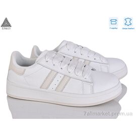 Фотография Кроссовки женские модные Весна/осень JH100--18 шкіра (8 пар р.36-41) "STILLI Group" недорого оптом от прямого поставщика