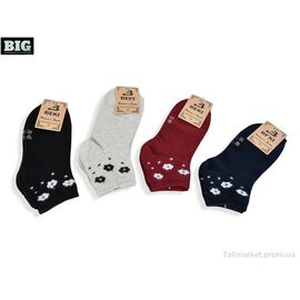 Фотография Носки женские Зима 3045 mix (10 шт. р.сетка 36-40) "BIG" недорого оптом от прямого поставщика