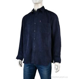 Фотография Мужская рубашка Весна/осень F1036 (12178) navy (13 шт. р.сетка 39-46) "Obuvok" недорого оптом от прямого поставщика