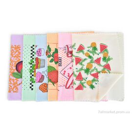 Фотография Полотенце  9420 (12457) 25x50см mix (20 шт. р.сетка One size) "Obuvok" недорого оптом от прямого поставщика