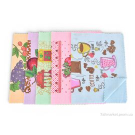 Фотография Полотенце  9421 (12458) 25x50см mix (20 шт. р.сетка One size) "Obuvok" недорого оптом от прямого поставщика