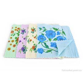 Фотография Полотенце  9424 (12456) 25x50см mix (20 шт. р.сетка One size) "Obuvok" недорого оптом от прямого поставщика