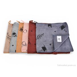 Фотография Полотенце  3007 (12459) 25x50см mix (20 шт. р.сетка One size) "Obuvok" недорого оптом от прямого поставщика