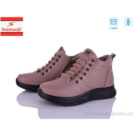 Черевики жіночі стильні Весна/осінь J21-8 (8 пар р.36-41) "Saimaoji" недорого оптом від прямого постачальника