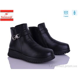 Фотография Ботинки женские стильные Весна/осень A6605-1 (8 пар р.37-42) "Saimaoji" недорого оптом от прямого поставщика