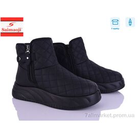 Фотография Ботинки женские стильные Весна/осень A6608-1 (8 пар р.36-41) "Saimaoji" недорого оптом от прямого поставщика