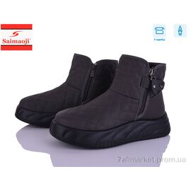 Фотография Ботинки женские стильные Весна/осень A6608-7 (8 пар р.36-41) "Saimaoji" недорого оптом от прямого поставщика