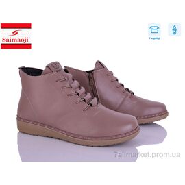 Фотография Ботинки женские стильные Весна/осень FK01-8 (6 пар р.41-43) "Saimaoji" недорого оптом от прямого поставщика