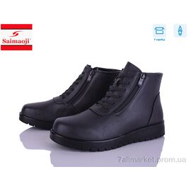 Фотография Ботинки женские стильные Весна/осень FAB18-7 (6 пар р.41-43) "Saimaoji" недорого оптом от прямого поставщика