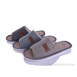 Фотография Тапки мужские домашние Весна/осень H94 mix (12 пар р.40-45) "M&L  Alex13" недорого оптом от прямого поставщика