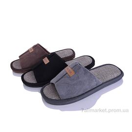 Фотография Тапки мужские домашние Весна/осень WP5022 mix (12 пар р.40-45) "SANLIN 2" недорого оптом от прямого поставщика