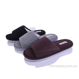 Фотография Тапки мужские домашние Весна/осень MU10405 mix (12 пар р.41-46) "SANLIN 2" недорого оптом от прямого поставщика
