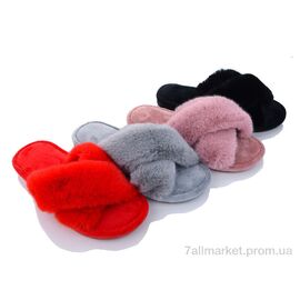 Фотография Тапки женские для дома Весна/осень ST103A mix (6 пар р.36-41) "Elmob" недорого оптом от прямого поставщика