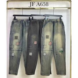 Джинси жіночі JFA658 l.blue р.2XL-5XL "Immei" недорого оптом від прямого постачальника