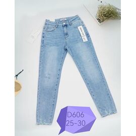 Фотография Джинсы женские D606 l.blue р.25-30 "NewJeans" недорого оптом от прямого поставщика
