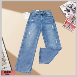 Фотография Джинсы женские W528 l.blue р.25-30 "NewJeans" недорого оптом от прямого поставщика