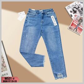 Фотография Джинсы женские W521 l.blue р.28-33 "NewJeans" недорого оптом от прямого поставщика