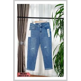 Фотография Джинсы женские W520 blue р.28-33 "NewJeans" недорого оптом от прямого поставщика