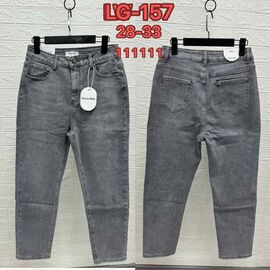 Фотография Джинсы женские LG157 grey р.28-33 "NewJeans" недорого оптом от прямого поставщика
