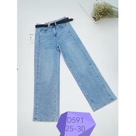 Фотография Джинсы женские D591 l.blue р.25-30 "NewJeans" недорого оптом от прямого поставщика