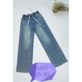 Фотография Джинсы женские D597 blue р.25-30 "NewJeans" недорого оптом от прямого поставщика