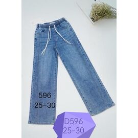 Фотография Джинсы женские D596 blue р.25-30 "NewJeans" недорого оптом от прямого поставщика