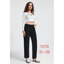 Фотография Джинсы женские 7076 black р.31-38 "NewJeans" недорого оптом от прямого поставщика