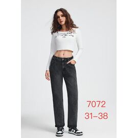 Фотография Джинсы женские 7072 d.grey р.31-38 "NewJeans" недорого оптом от прямого поставщика