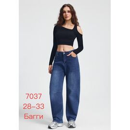 Фотография Джинсы женские 7037 blue р.28-33 "NewJeans" недорого оптом от прямого поставщика