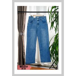 Фотография Джинсы женские W531 blue р.28-33 "NewJeans" недорого оптом от прямого поставщика