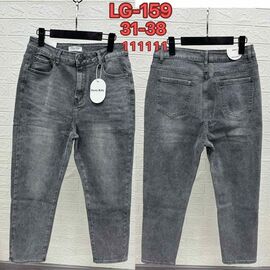 Фотография Джинсы женские LG159 grey р.31-38 "NewJeans" недорого оптом от прямого поставщика