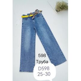 Фотография Джинсы женские D598 l.blue р.25-30 "NewJeans" недорого оптом от прямого поставщика