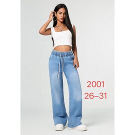 Фотография Джинсы женские 2001 l.blue р.26-31 "NewJeans" недорого оптом от прямого поставщика