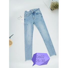 Фотография Джинсы женские D602 l.blue р.25-30 "NewJeans" недорого оптом от прямого поставщика